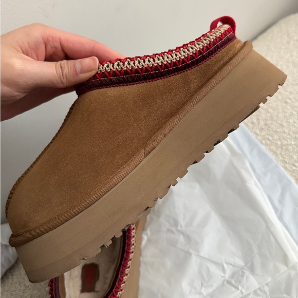UGG Tazz Platform Slipper Chestnut Size 7 Women - Picture 5 of 11